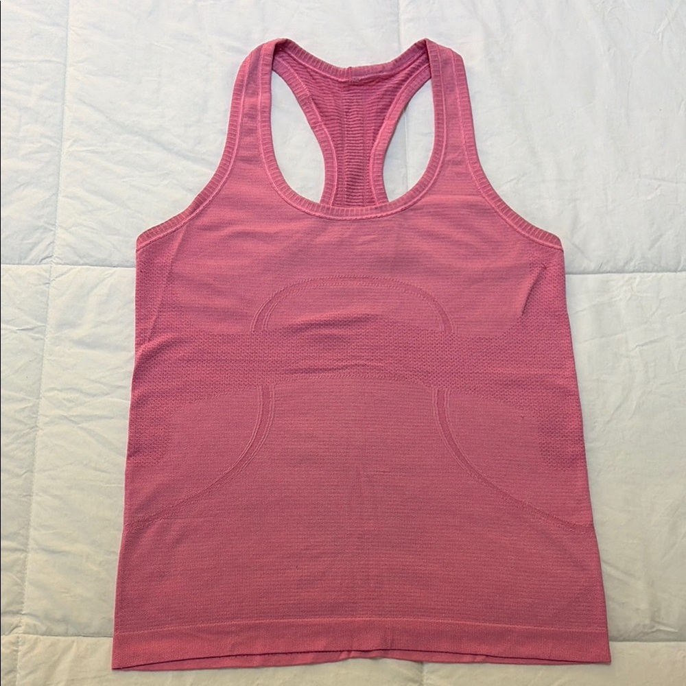 Lululemon Women’s Pink Racerback Tank Top - Performance Athletic